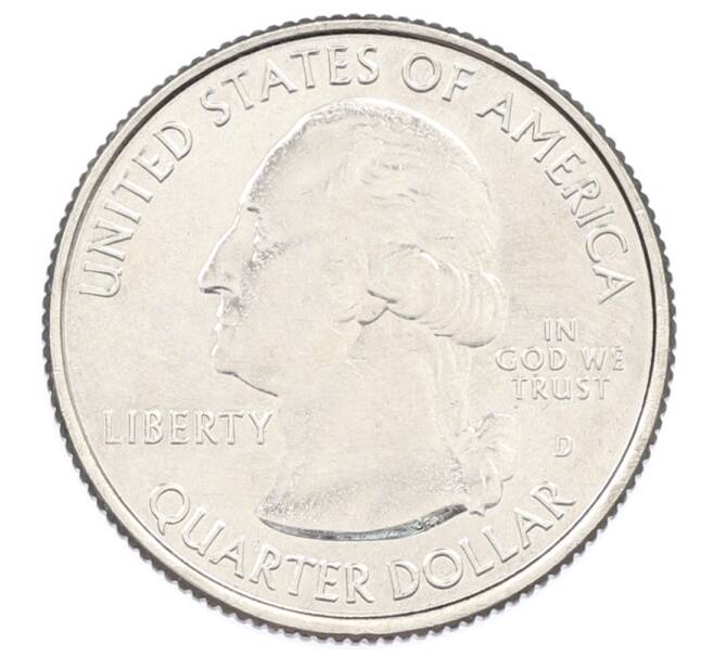 Монета 1/4 доллара (25 центов) 2017 года D США «Национальные парки — №37 Национальное историческое место Фредерика Дугласа» (Артикул: T11-30892) — Фото №2