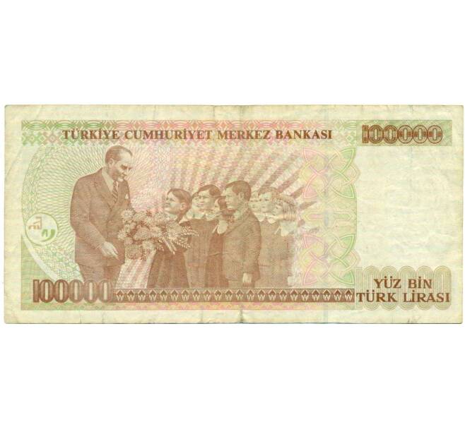 Банкнота 100000 лир 1996 года Турция (Артикул: T11-31016) — Фото №2