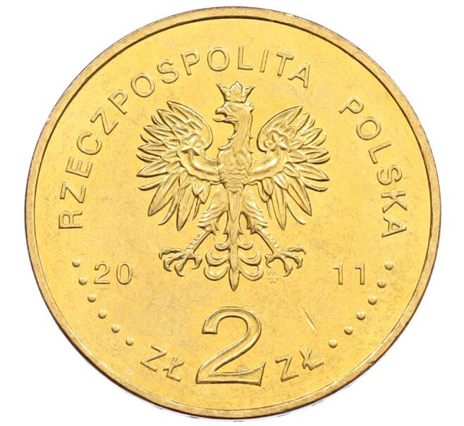Монета 2 злотых 2011 года Польша «Города Польши — Млава» (Артикул: T11-31028) — Фото №2