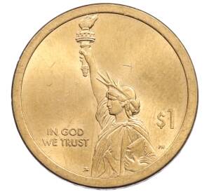 1 доллар 2018 года (Р) США «Американские Инновации — Первый патент» — Фото №2