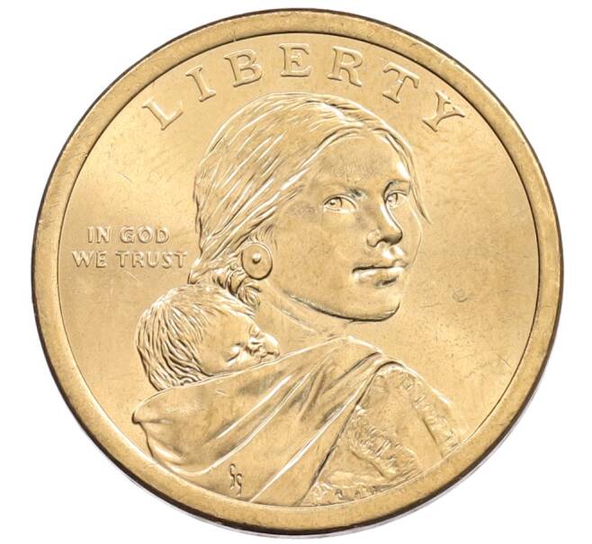 Монета 1 доллар 2020 года (D) США «Коренные американцы (Сакагавея) — Элизабет Ператрович и Закон о борьбе с дискриминацией 1945 года» (Артикул: T11-31065) — Фото №2