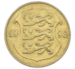 1 крона 1998 года Эстония — Фото №1