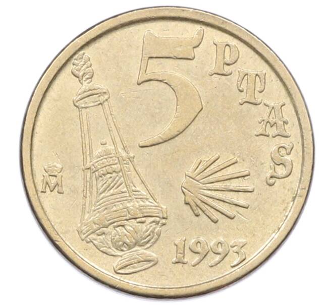 Монета 5 песет 1993 года Испания «Год Святого Иакова» (Артикул: M2-91589) — Фото №2