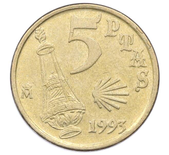 Монета 5 песет 1993 года Испания «Год Святого Иакова» (Артикул: M2-91594) — Фото №2