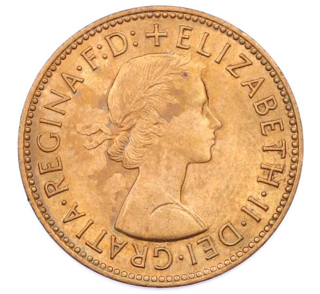 Монета 1/2 пенни 1967 года Великобритания (Артикул: T11-31115) — Фото №2