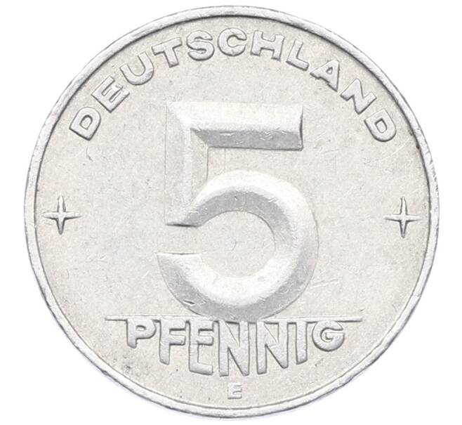 Монета 5 пфеннигов 1952 года Е Восточная Германия (ГДР) (Артикул: K12-73792) — Фото №2