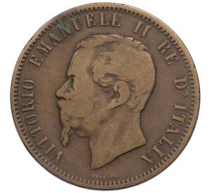 10 чентезимо 1862 года M Италия — Фото №2