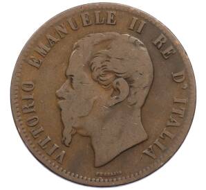 10 чентезимо 1863 года Италия — Фото №2