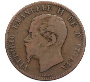 10 чентезимо 1863 года Италия — Фото №2