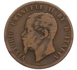 10 чентезимо 1863 года Италия — Фото №2