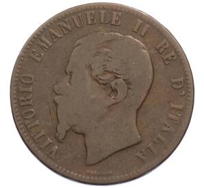 10 чентезимо 1863 года Италия — Фото №2