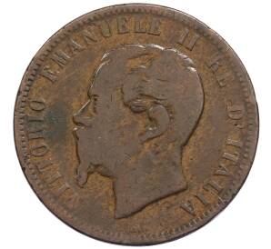 10 чентезимо 1866 года M Италия — Фото №2