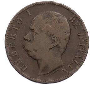 10 чентезимо 1893 года BI Италия — Фото №2