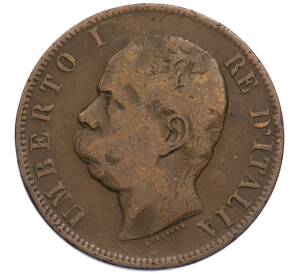 10 чентезимо 1893 года BI Италия — Фото №2