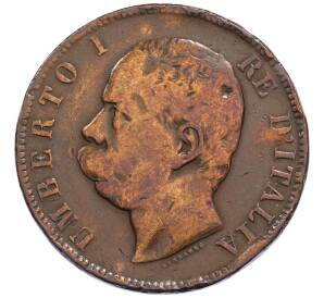 10 чентезимо 1893 года BI Италия — Фото №2