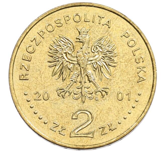 Монета 2 злотых 2001 года Польша «100 лет со дня рождения Стефана Вышинского» (Артикул: T11-31135) — Фото №2