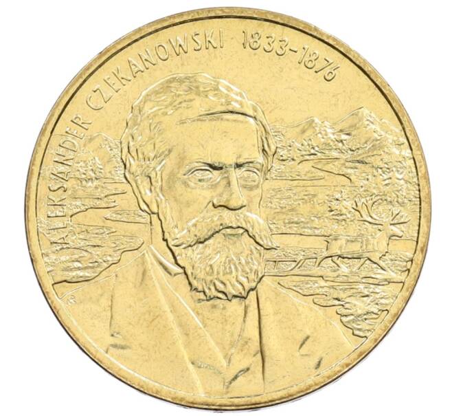Монета 2 злотых 2004 года Польша «Польские путешественники — Александр Чекановский» (Артикул: T11-31142) — Фото №1