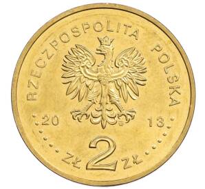 2 злотых 2013 года Польша «50 лет польской ассоциации умственно отсталых людей» — Фото №2