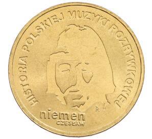 2 злотых 2009 года Польша «История польской музыки — Чеслав Немен» — Фото №1