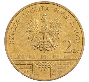 2 злотых 2007 года Польша «Древние города Польши — Плоцк»