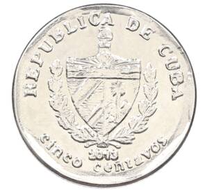 5 сентаво 2013 года Куба — Фото №2