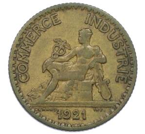 1 франк 1921 года Франция — Фото №1