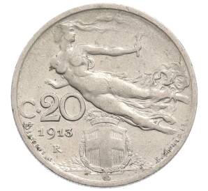 20 чентезимо 1913 года Италия — Фото №1