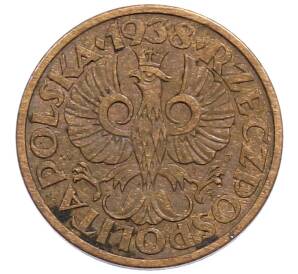 1 грош 1938 года Польша — Фото №1