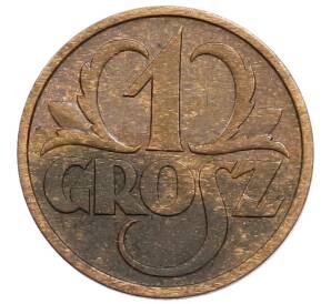 1 грош 1938 года Польша — Фото №2