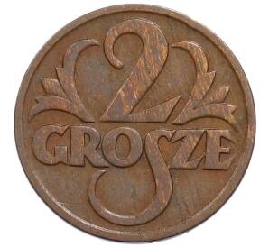 2 гроша 1928 года Польша — Фото №2