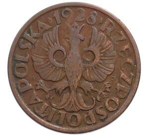 2 гроша 1928 года Польша — Фото №1