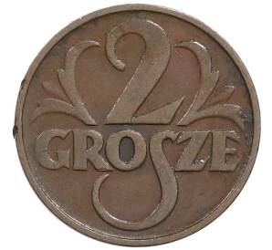 2 гроша 1935 года Польша — Фото №2
