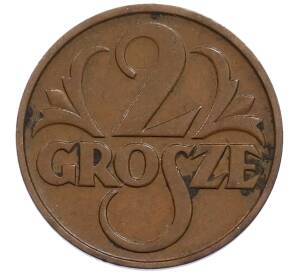 2 гроша 1936 года Польша — Фото №2