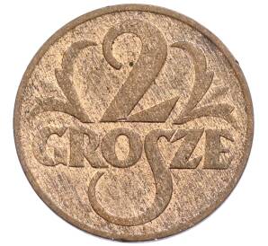 2 гроша 1937 года Польша — Фото №2