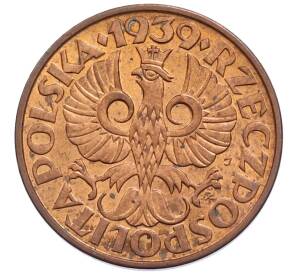 2 гроша 1939 года Польша — Фото №1