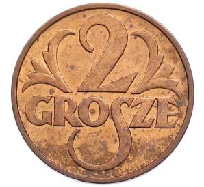 2 гроша 1939 года Польша — Фото №2