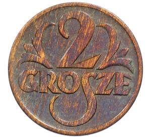2 гроша 1939 года Польша — Фото №2