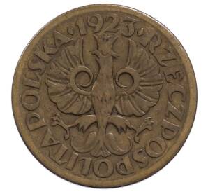 5 грошей 1923 года Польша — Фото №1