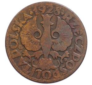 5 грошей 1928 года Польша — Фото №1