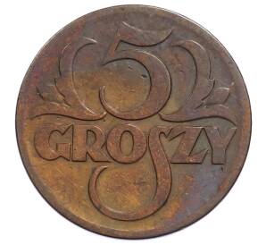 5 грошей 1928 года Польша — Фото №2