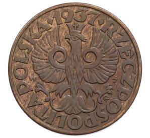 5 грошей 1937 года Польша — Фото №1