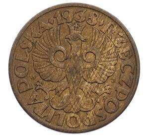 5 грошей 1938 года Польша — Фото №1