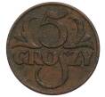 Монета 5 грошей 1938 года Польша (Артикул: K12-74014) — Фото №2