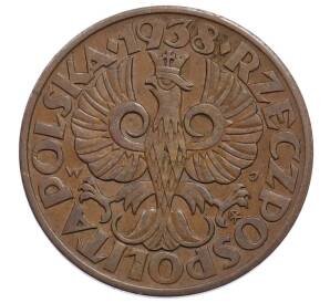 5 грошей 1938 года Польша — Фото №1
