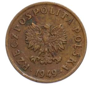 5 грошей 1949 года Польша — Фото №1