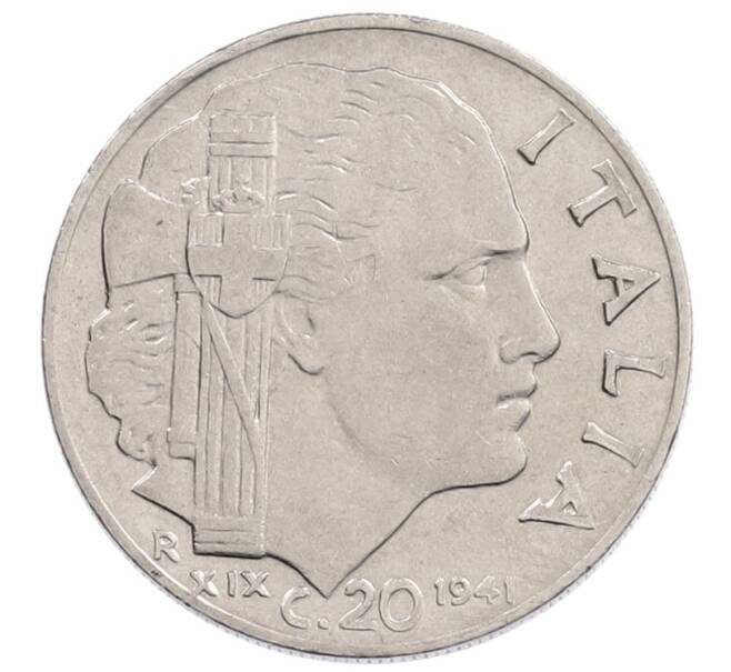 Монета 20 чентезимо 1941 года Италия (Артикул: K12-74066) — Фото №1