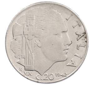 20 чентезимо 1942 года Италия — Фото №1