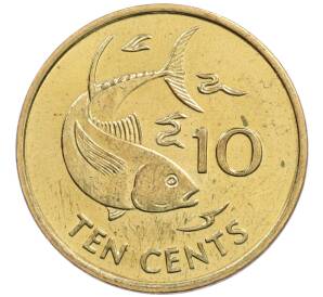 10 центов 2007 года Сейшелы