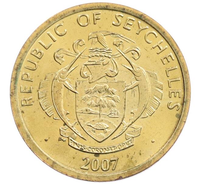 Монета 10 центов 2007 года Сейшелы (Артикул: K12-74109) — Фото №2