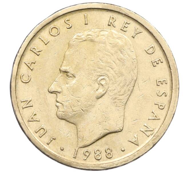 Монета 100 песет 1988 года Испания (Артикул: K12-74180) — Фото №2